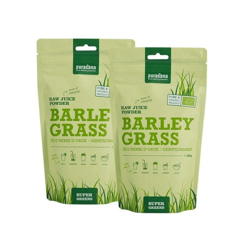 Purasana Barley Grass Juice Powder Duo Pack Special Offer