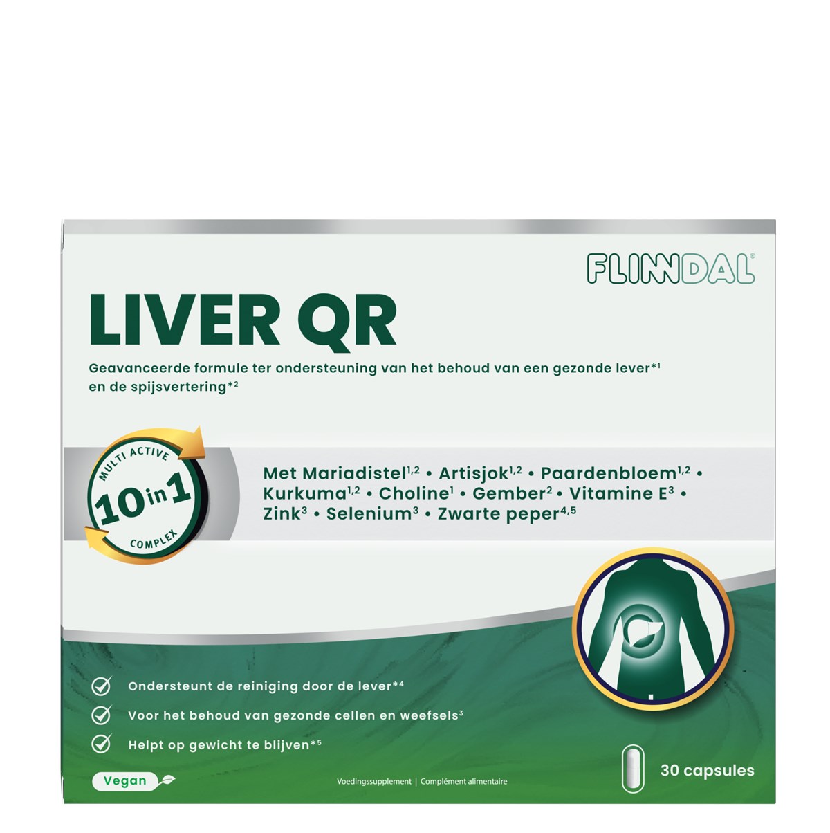 Afbeelding van Liver QR 30 capsules - 30 Capsules - Flinndal